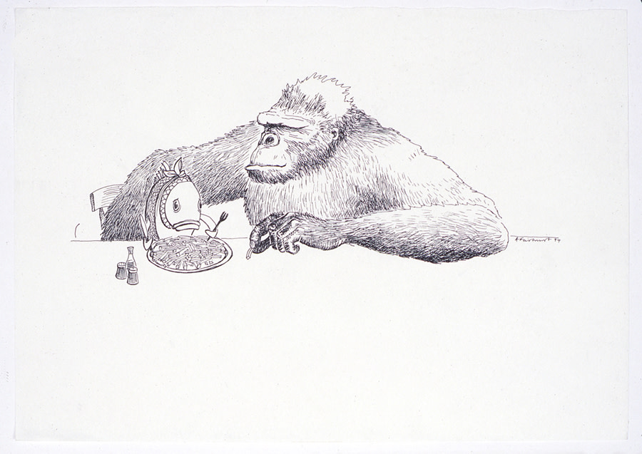 Untitled, 1994  ink on paper  20.96 x 29.85 cm 8 1/4 x 11 3/4 in.