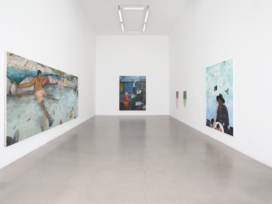 Installation view, Katja Seib, Old World New Thoughts, 29 June - 13 August 2022, 1 Davies Street W1  Photography by Katie Morrison
