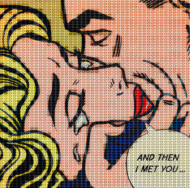 A Thousand Kisses Deep, Lichtenstein vs Warhol, 2014