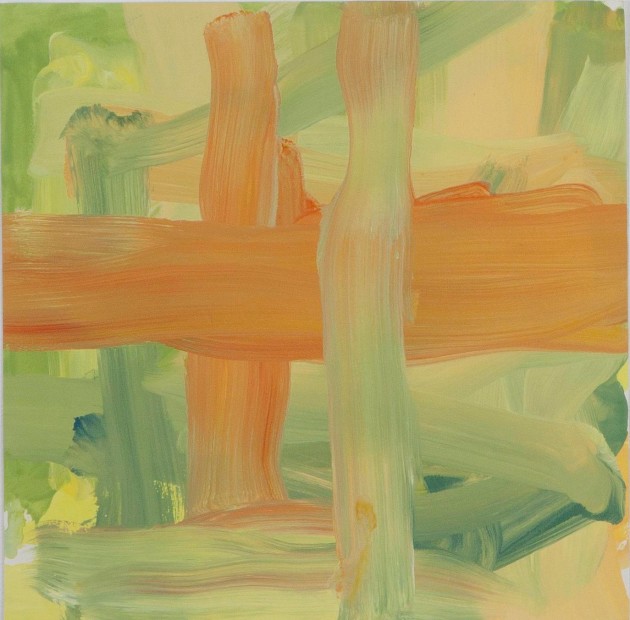 Leah Durner, Untitled (orange and green), 2005