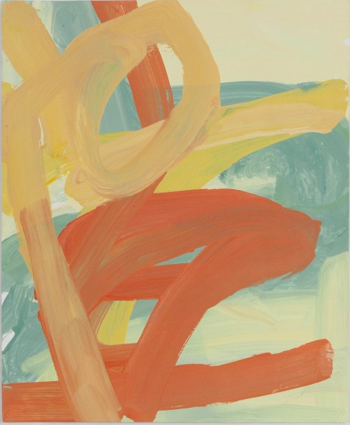 Leah Durner, Untitled (yellow, orange, bluegreen), 2003