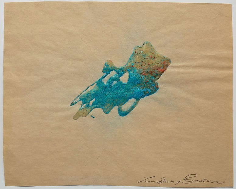 Lindsey Brown, Map - Water and Earth Study #1, 2010