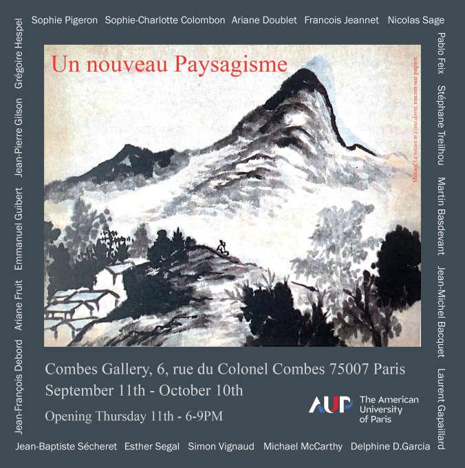PRÊT D'ŒUVRES HORS LES MURS EXPOSITION UN NOUVEAU PAYSAGISME Participation de : J.-M. Bacquet - M. Basdevant - A. Fruit - D. D. Garcia - N. Sage - J.-B. Sécheret - S Vignaud