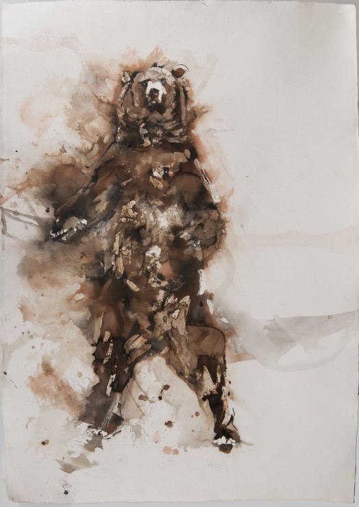 <span class="artist"><strong>Paul Richards</strong></span>, <span class="title"><em>Brown Bear</em>, 2014</span>