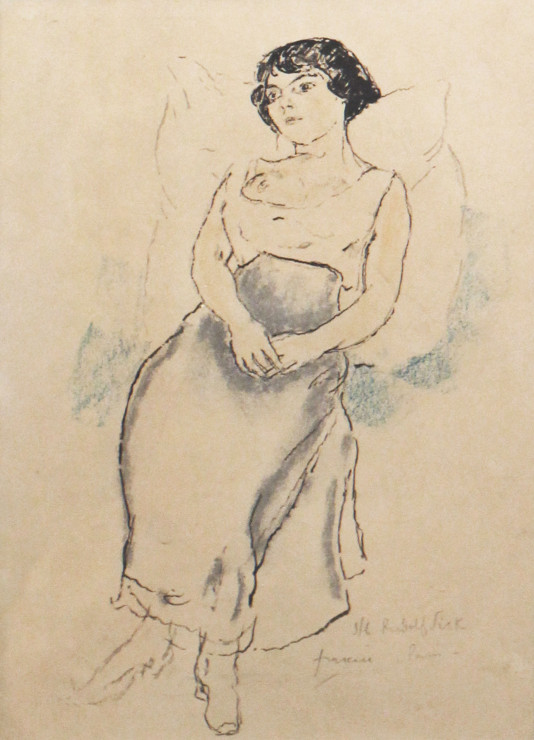 <span class="artist"><strong>Jules Pascin</strong></span>, <span class="title"><em>Portrait de jeune fille</em>, 1908</span>