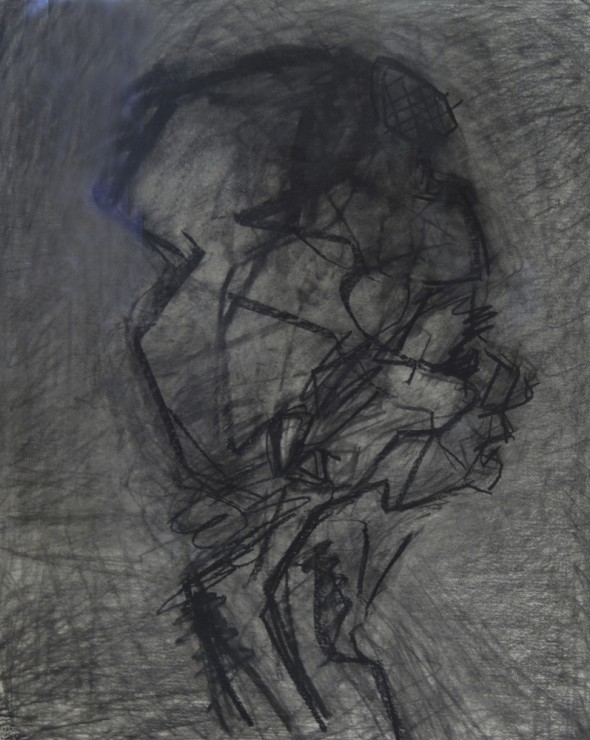 <span class="artist"><strong>Frank Auerbach</strong></span>, <span class="title"><em>Head of Julia, profile</em>, 1989</span>