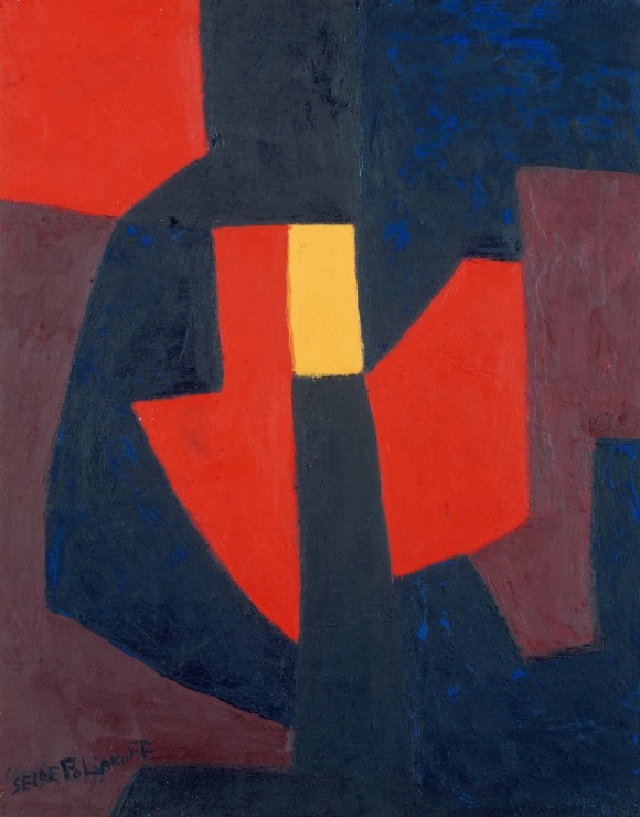 <span class="artist"><strong>Serge Poliakoff</strong></span>, <span class="title"><em>Composition abstraite</em>, 1961</span>