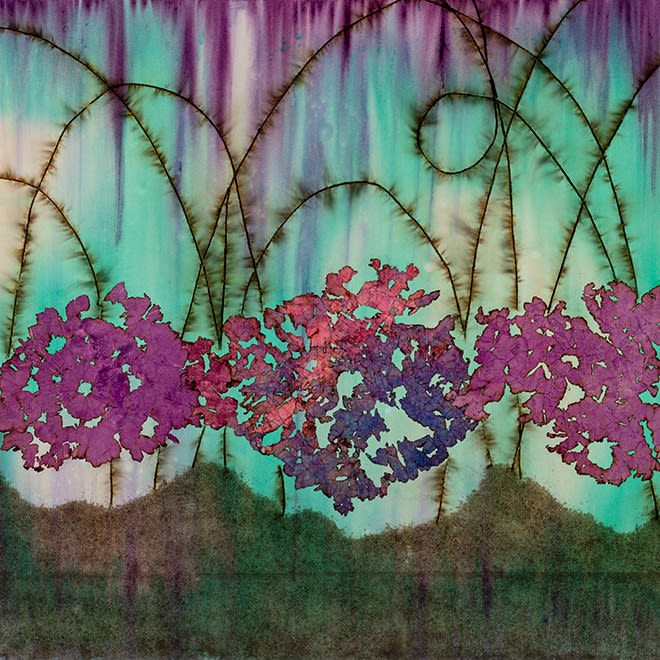 Detail from Mira Lehr's "Fragrant Bloom"