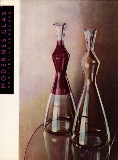 Modernes Glas von Ludvika Smrková, 1961