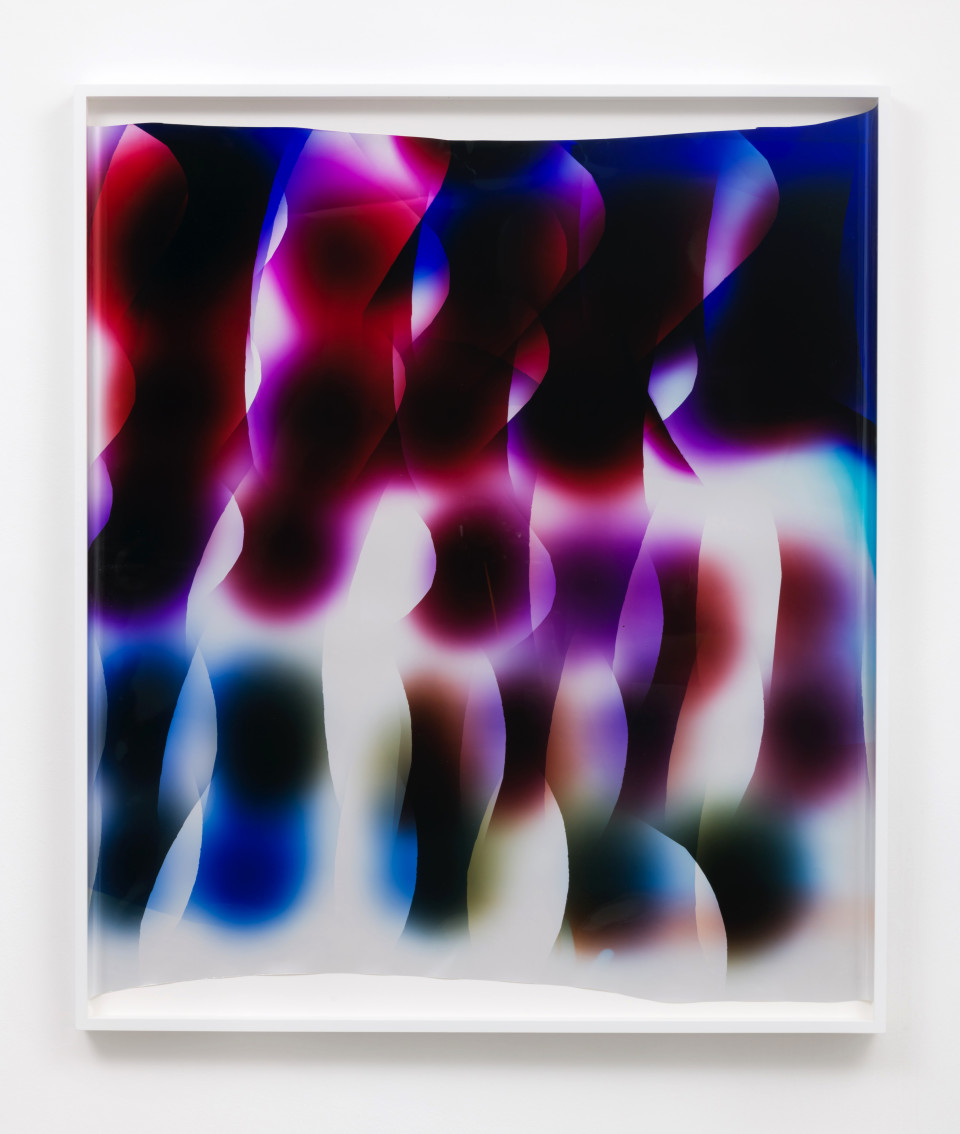 Image: Mariah Robertson  106, 2017  unique chromogenic print  57 x 49 inches (144.8 x 124.5 cm)