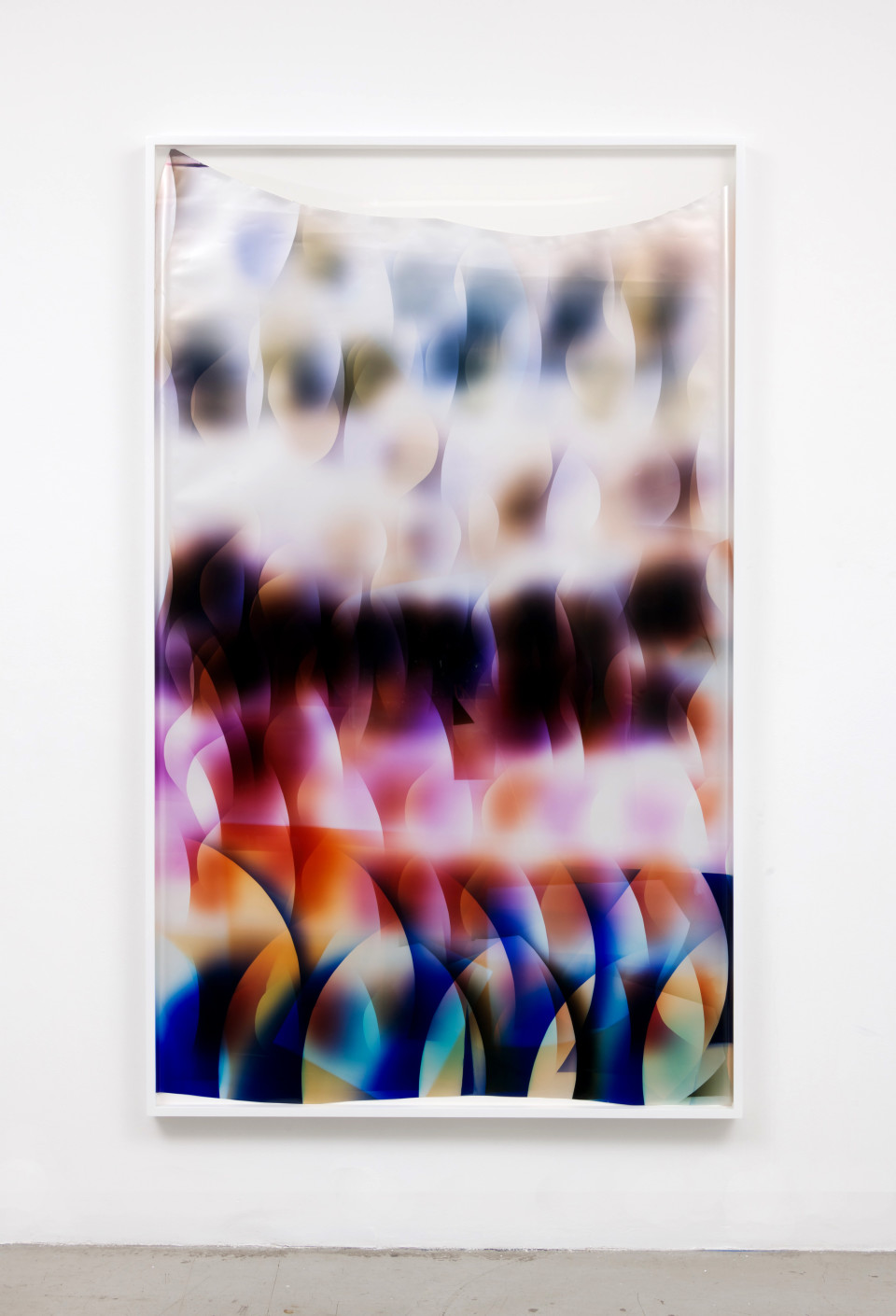 Image: Mariah Robertson  168, 2017  unique chromogenic print  80 1/2 x 49 inches (204.5 x 124.5 cm)