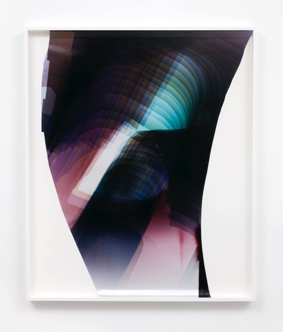 Image: Mariah Robertson  291, 2017  unique chromogenic print  49 x 41 1/2 inches (124.5 x 105.4 cm)
