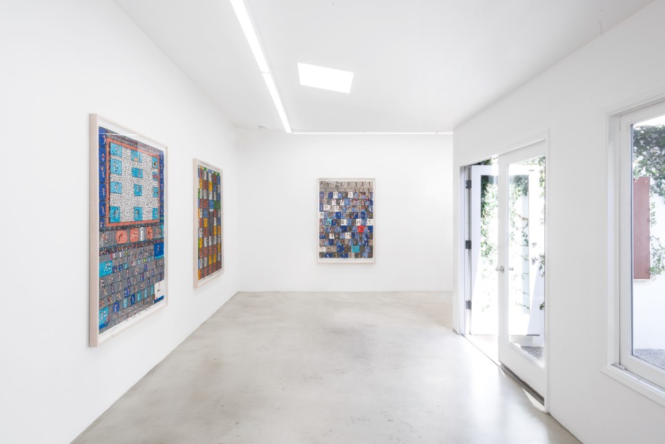 Image: Installation view of Artwork By Dapper Bruce Lafitte, A NOLA Icon at M+B, Los Angeles