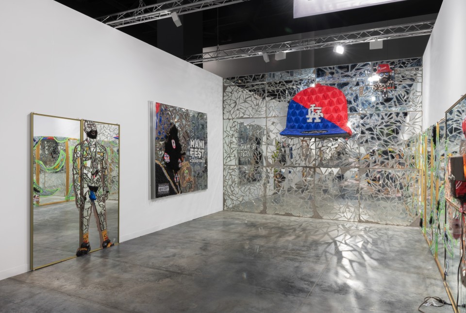 Image: Installation view, Positions Sector, Booth P9, Art Basel Miami Beach 2019
