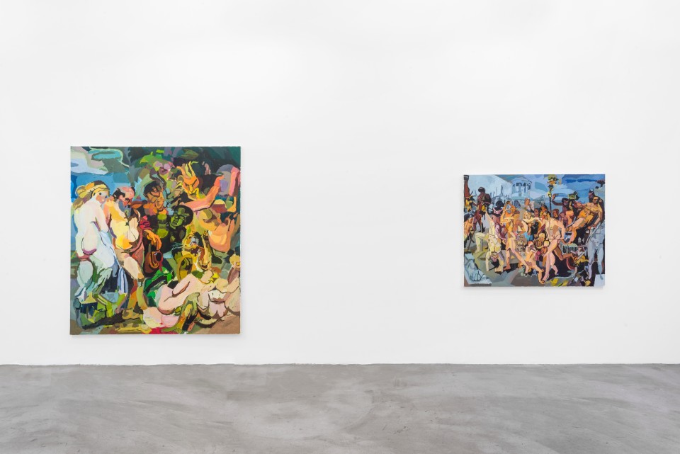 Image: Installation view of Clintel Steed: Allegory of Now at M+B, Los Angeles