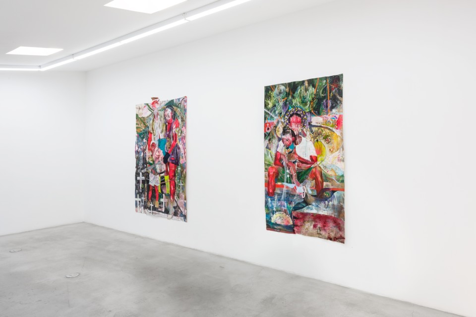 Image: Installation view of Lavar Munroe: ‘Father Alone’ at M+B, December 5, 2020 - Janaury 16, 2021