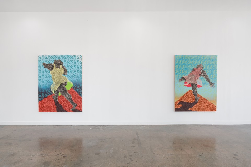 Image: Installation view of Didier William: Dance, Without Incidient at M+B Doheny, July 17 - July 24, 2021