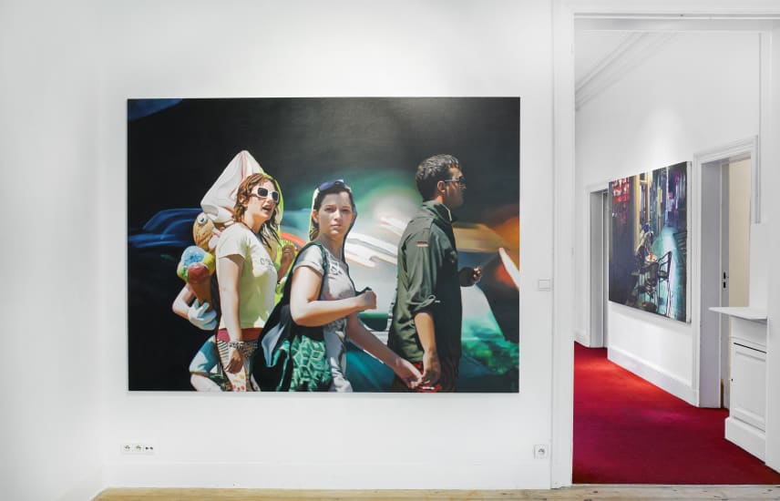 "Kate Waters - After you": exhibition view Aeroplastics @ Rue Blanche, Brussels, 2014