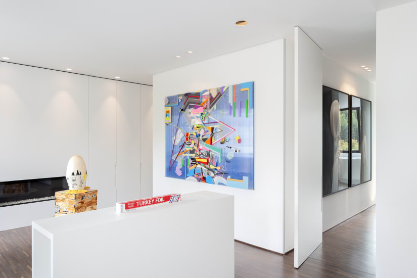 Roosevelt Private Views: exhibition view / Aeroplastics @ Maison Hénoul, 2019. Ph: hv studio / works by Danny ROLPH, LAMARCHE-OVIZE, Gavin TURK, Hugo ALONSO