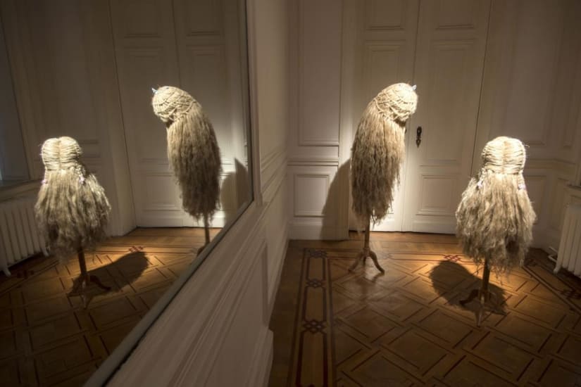 ''Elodie Antoine: Delinquescence'': exhibition view Aeroplastics @ Rue Blanche, 2015.