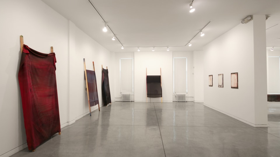 Liam Everett If I could sleep I might make love. I'd go into the woods. My eyes would see... the sky, the earth. I'd run, run, they wouldn't catch me., 2012-13 Installation view