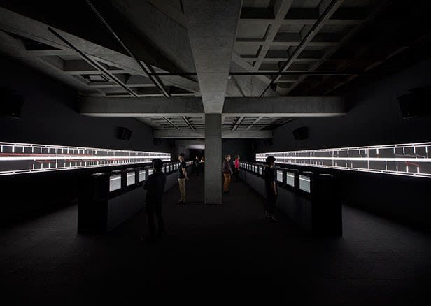 Ryoji Ikeda, Supersymetry, Dark MOFO Festival, Hobart (Curator Olivier Varenne)