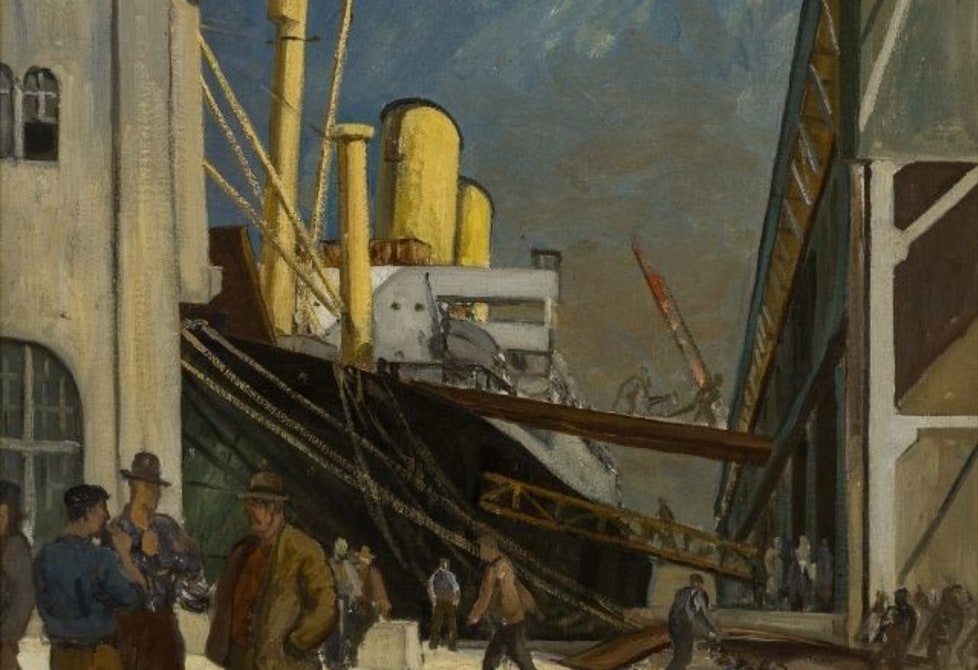 Adrien Hébert Painting Contemplates Canada’s Commercial and Industrial Development