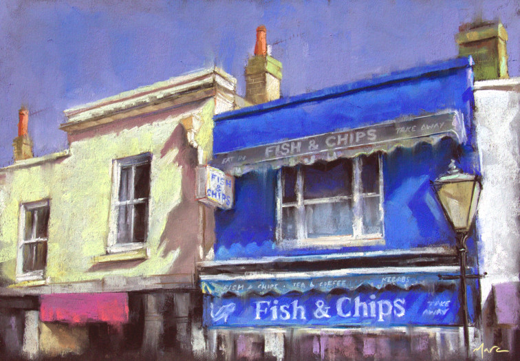 Marc Gooderham, A Brighton Series -Fish & Chips, 2018