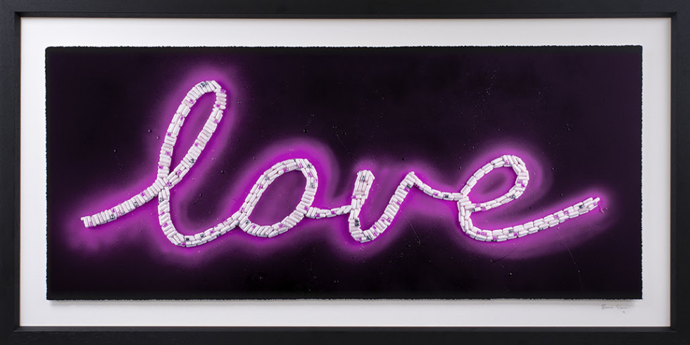 Emma Gibbons, Neon Love - Purple, 2021