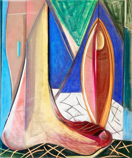 Aurélie Gravas, Big Composition 4 (Big Foot), 2021
