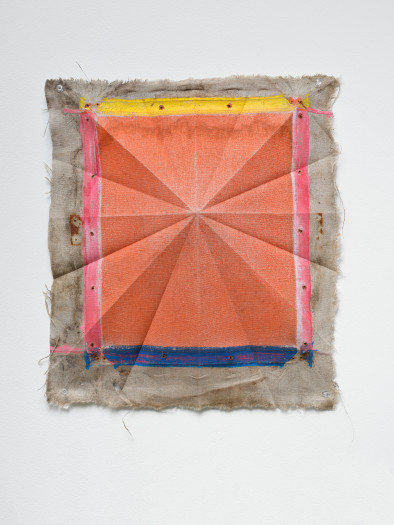 Jeff McMillan, Untitled (Small Orange Folded H-218), 2022-2024