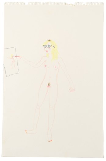 Aurel Schmidt, Self Portrait 9, 2013