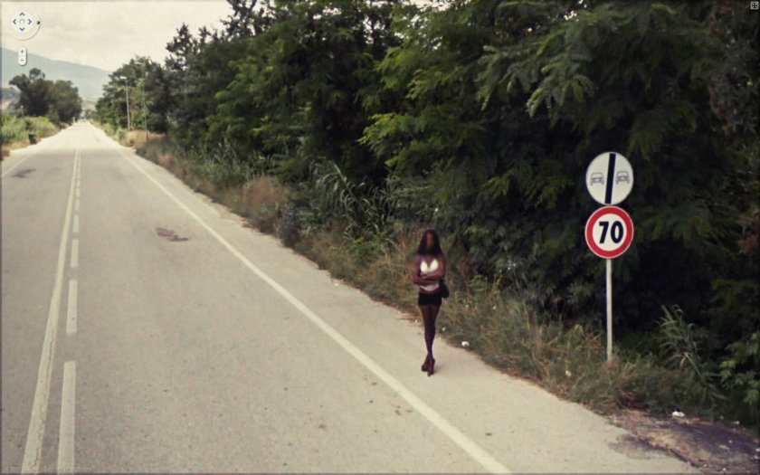 Jon Rafman, Strada Provinciale 1 Bonifica del Tronto, Controguerra Teramo, Italia, 2011