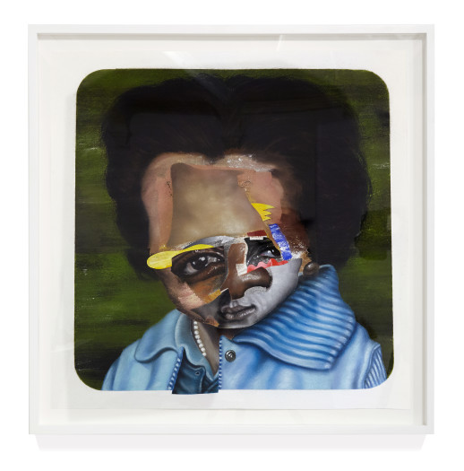 Nathaniel Mary Quinn, Mama in Winter, 2017