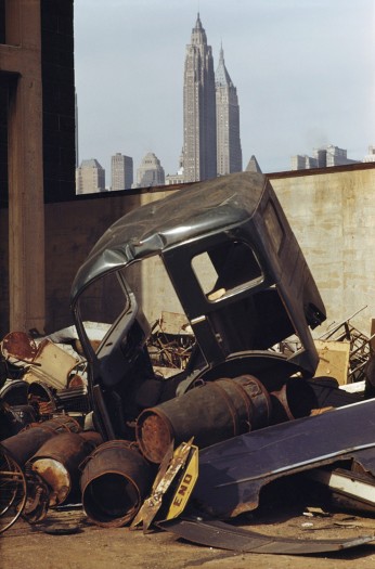 Ernst Haas, Junkyard, Brooklyn, 1952