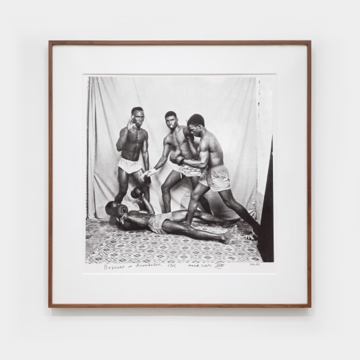 Malick Sidibé, Boxeurs en Demonstration, 1965 / 2010