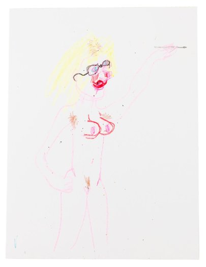 Aurel Schmidt, Self Portrait 3, 2013
