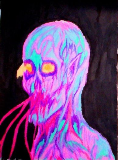 Mat Brinkman, Orange Eyes, 2009