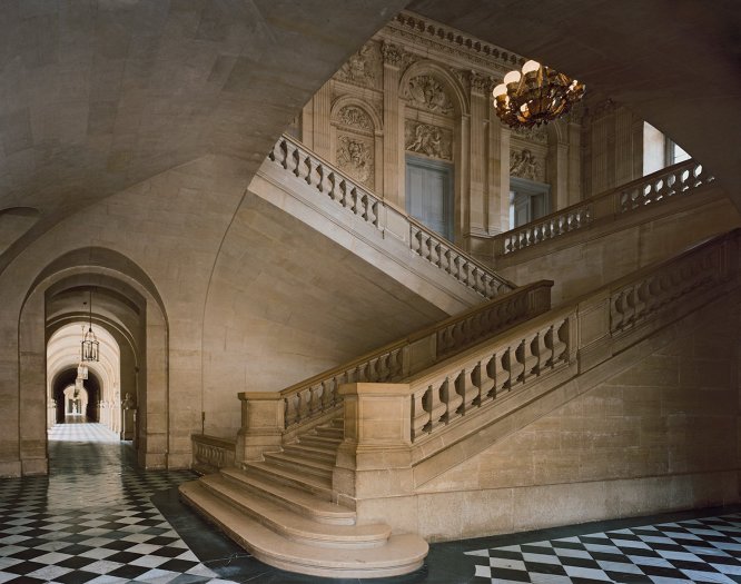 Robert Polidori, Escalier des Princes, Versailles, 1988