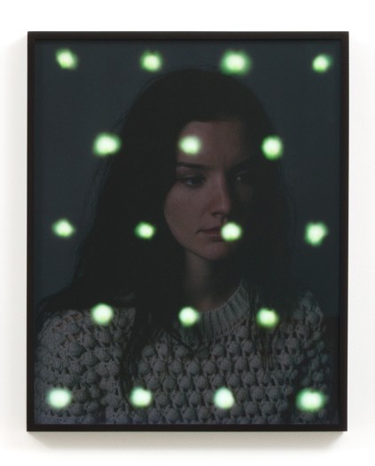 Hannah Whitaker, Portrait with sweater (Green), 2014