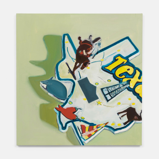 Chase Wilson, Americana Extravaganzoid: Table Edge World of False Empire: Window Time Thoughts of the Center Game of Spirit: Seeing Into the Negative (8a- A Map is an Arbitrary Spatial Arrangement by People), 2021