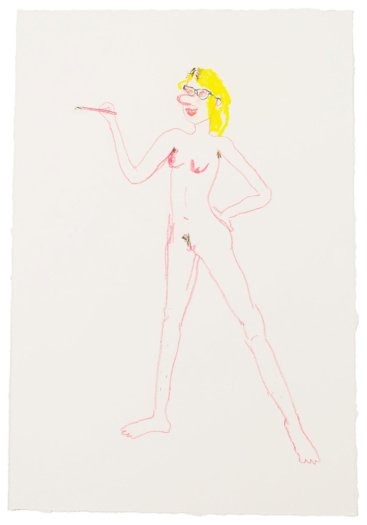 Aurel Schmidt, Self Portrait 12, 2013
