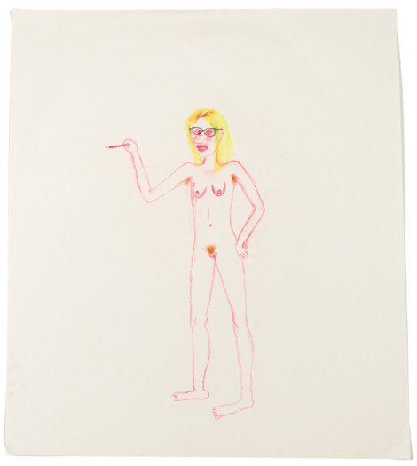 Aurel Schmidt, Self Portrait 14, 2013