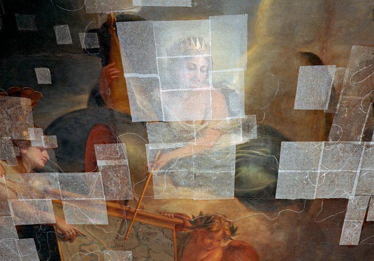 Robert Polidori, Ceiling Detail, Galerie des Glaces, (113) CCE.02.034, Corps Central - 1er étage, Versailles, 2005