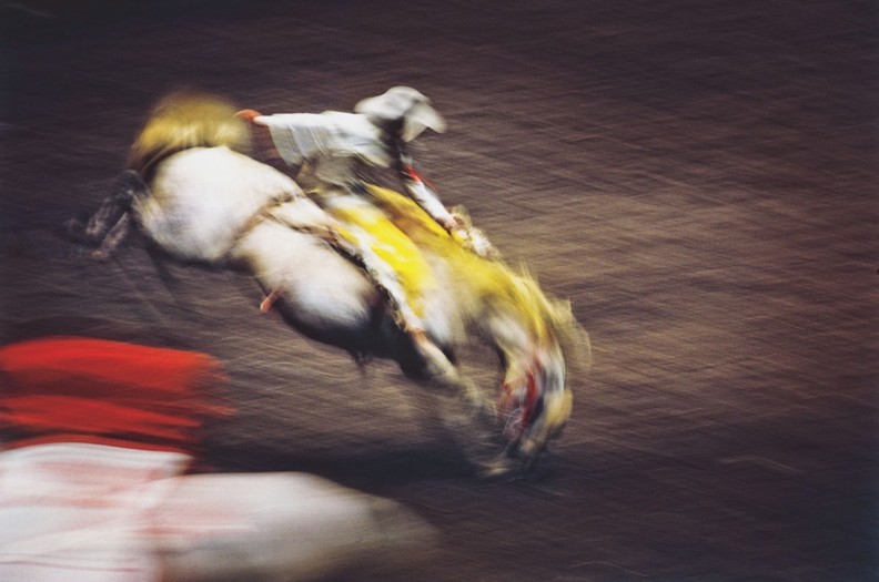 Ernst Haas, Rodeo, Madison Square Garden, NYC, 1957