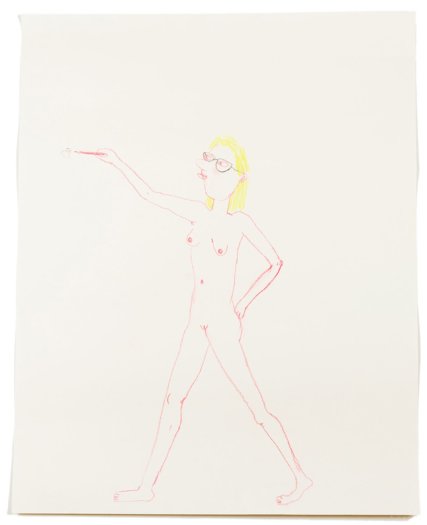 Aurel Schmidt, Self Portrait 20, 2013