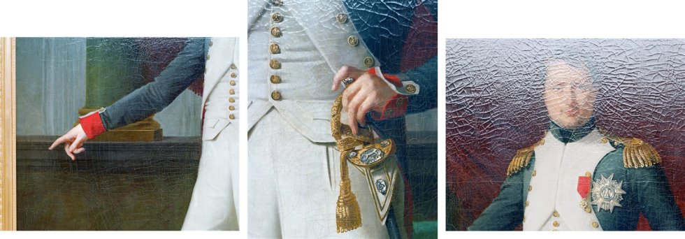 Robert Polidori, AMI.04.004, Attique du Midi, Aile du Midi - Attique, Versailles (triptych), 2009
