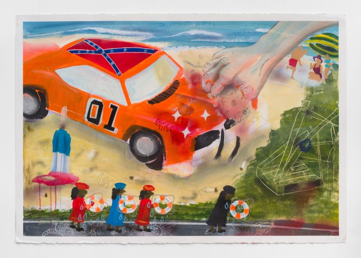 Pat Phillips, Untitled (cus he had fun fun fun & his daddy didn't take his T-bird away), 2018