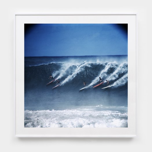 LeRoy Grannis, Crowded Wave, Waimea Bay, 1966