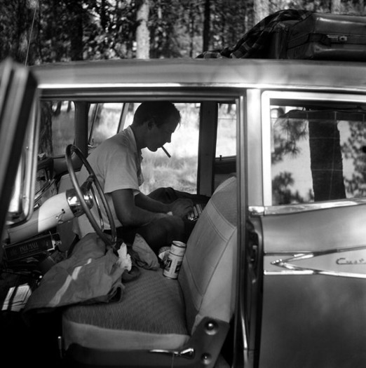 Hunter S. Thompson, Self Portrait, Plumas County Fair, c. 1960s